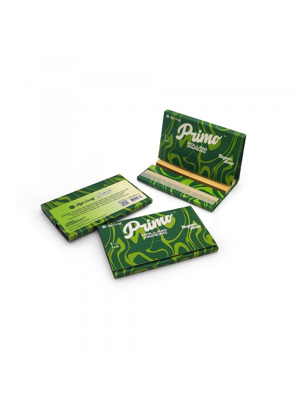 Primo Organic Hemp Rolling Papers w/ Crutches