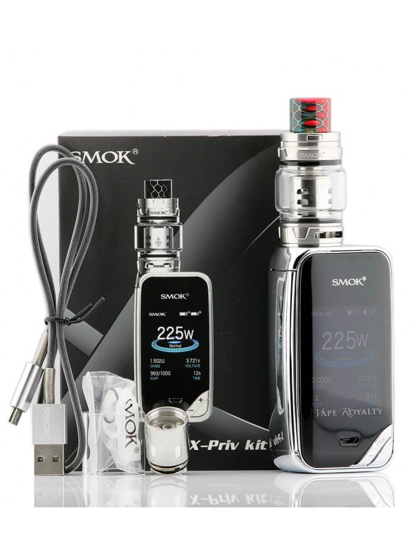 SMOK X-PRIV 225W Kit w/ TFV12 Prince Tank – Gunmetal