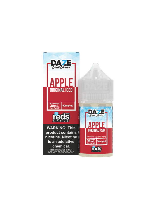 7 Daze Salt – Reds Apple Iced 30mL