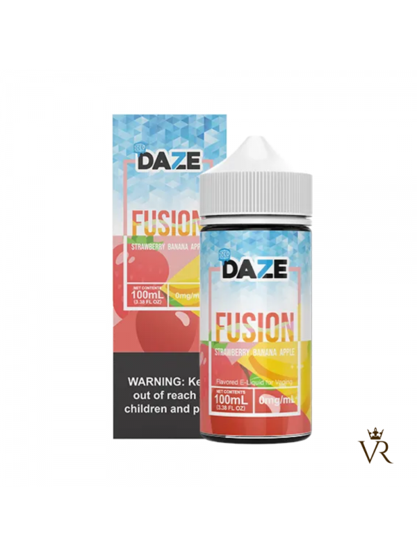 7 Daze Fusion TFN – Strawberry Banana Apple ICED 100mL