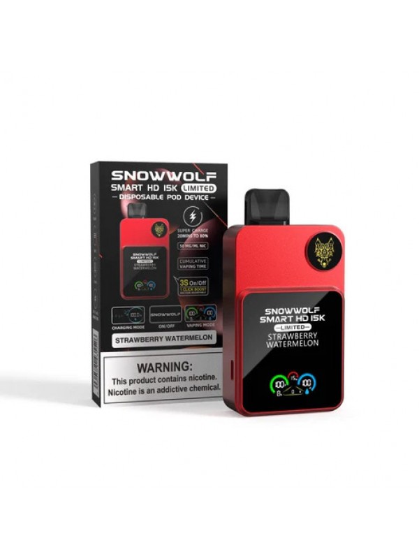 Snowwolf Smart HD 15k Disposable Vape – 15000 Puffs