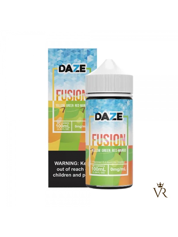 7 Daze Fusion TFN – Yellow Green Red Mango ICED 100mL