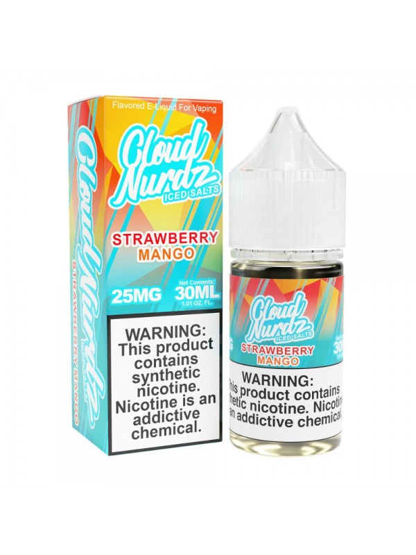 Cloud Nurdz TFN Salts ICED – Strawberry Mango 30mL