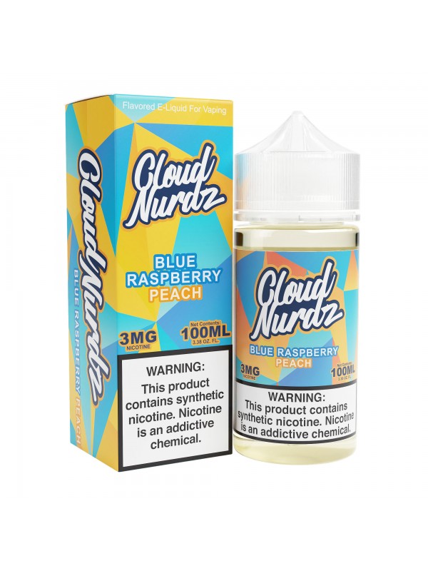 Cloud Nurdz TFN – Blue Raspberry Peach 100mL