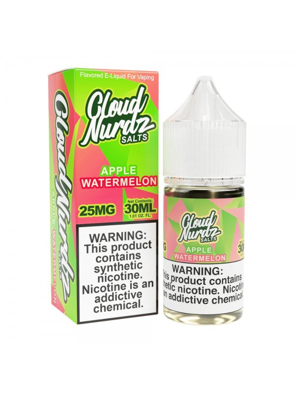 Cloud Nurdz TFN Salts – Apple Watermelon 30mL