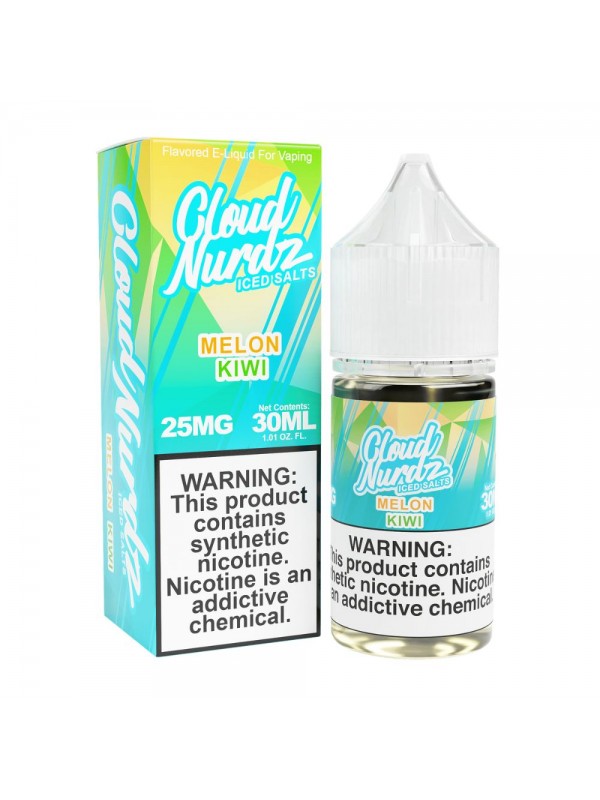 Cloud Nurdz TFN Salts ICED – Melon Kiwi 30mL