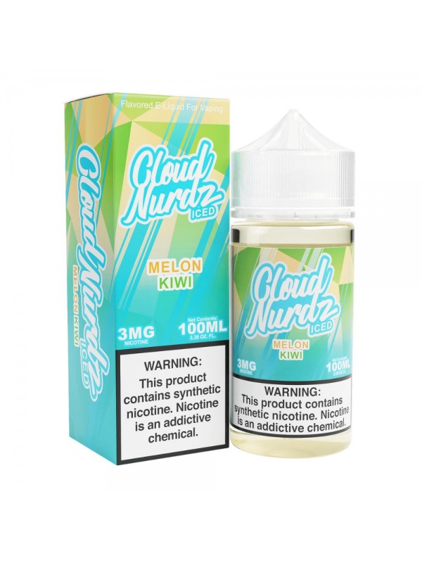 Cloud Nurdz TFN ICED – Melon Kiwi 100mL