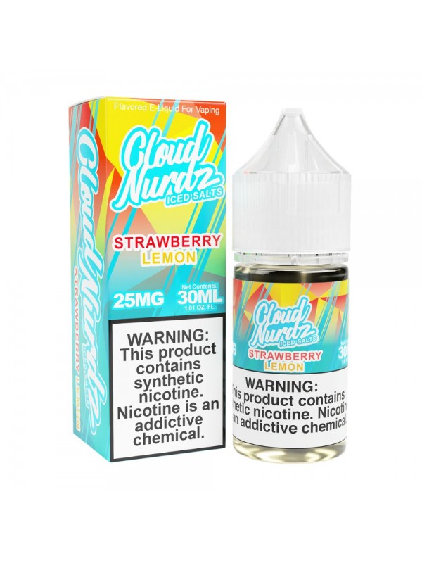 Cloud Nurdz TFN Salts ICED – Strawberry Lemo...