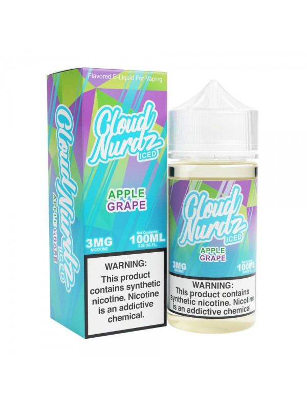 Cloud Nurdz TFN ICED – Apple Grape 100mL