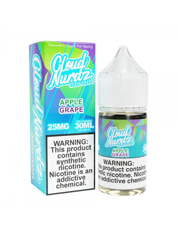 Cloud Nurdz TFN Salts ICED – Apple Grape 30mL