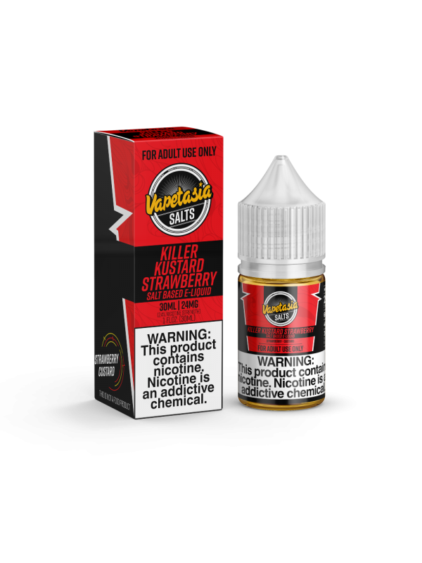 Vapetasia Salts – Killer Kustard Strawberry ...