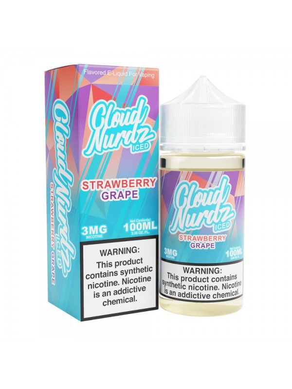 Cloud Nurdz TFN ICED – Strawberry Grape 100mL