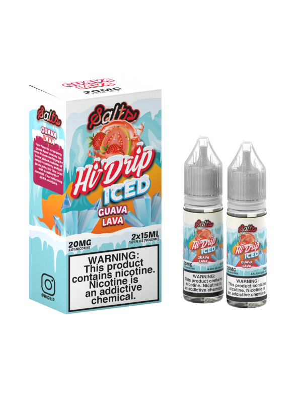 Hi-Drip Salts – Guava Lava ICED 30mL