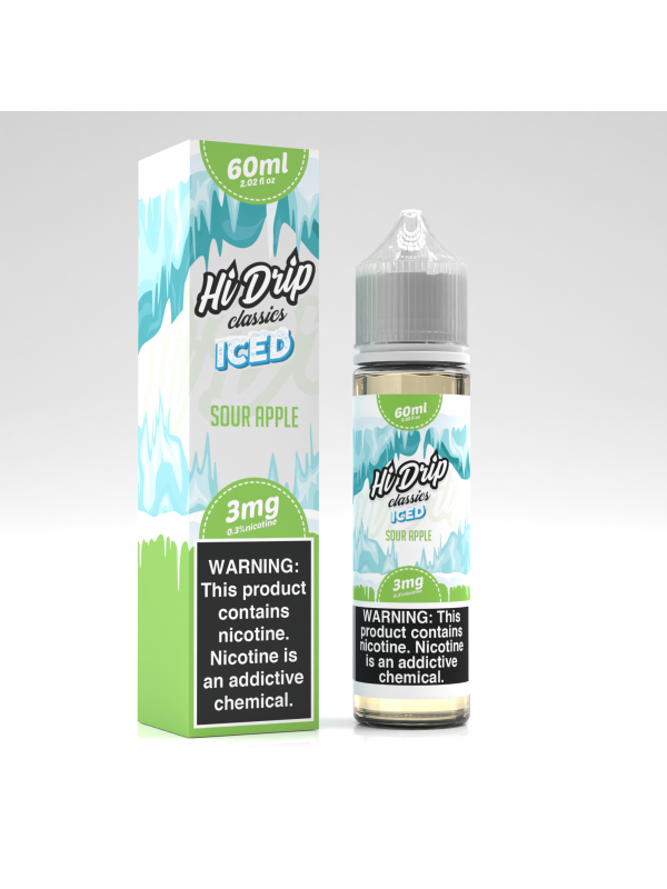 Hi-Drip Classics – Sour Apple ICED 60mL