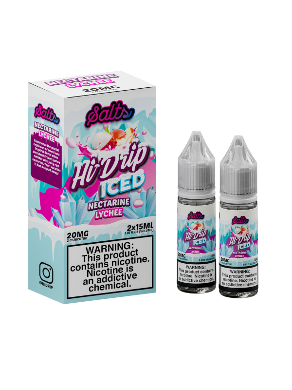 Hi-Drip Salts – Nectarine Lychee ICED 30mL