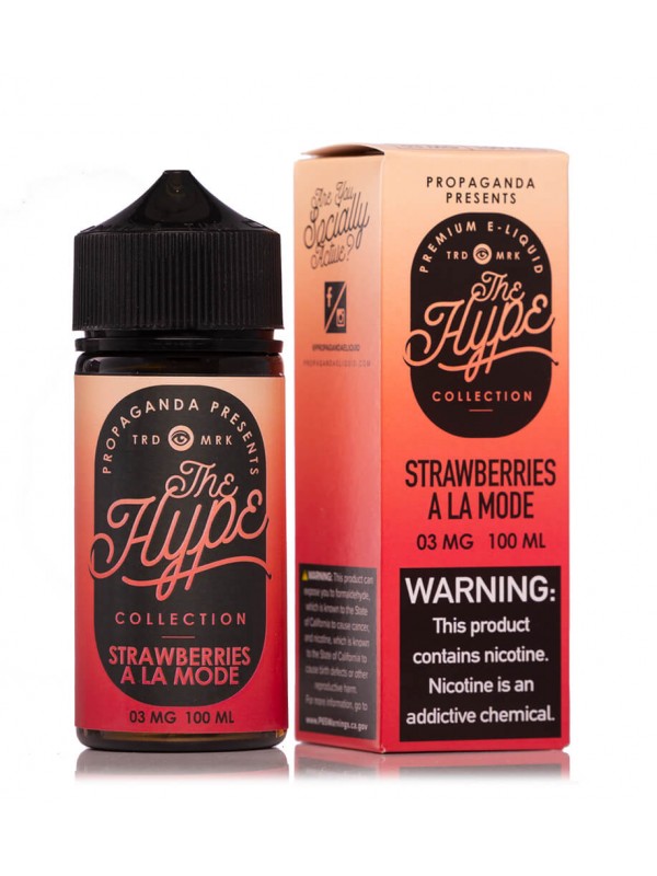 Propaganda The Hype TFN – Strawberries A La Mode 100mL