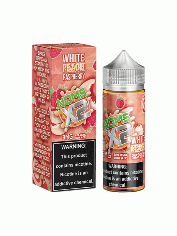 Noms X2 – White Peach Raspberry 120mL