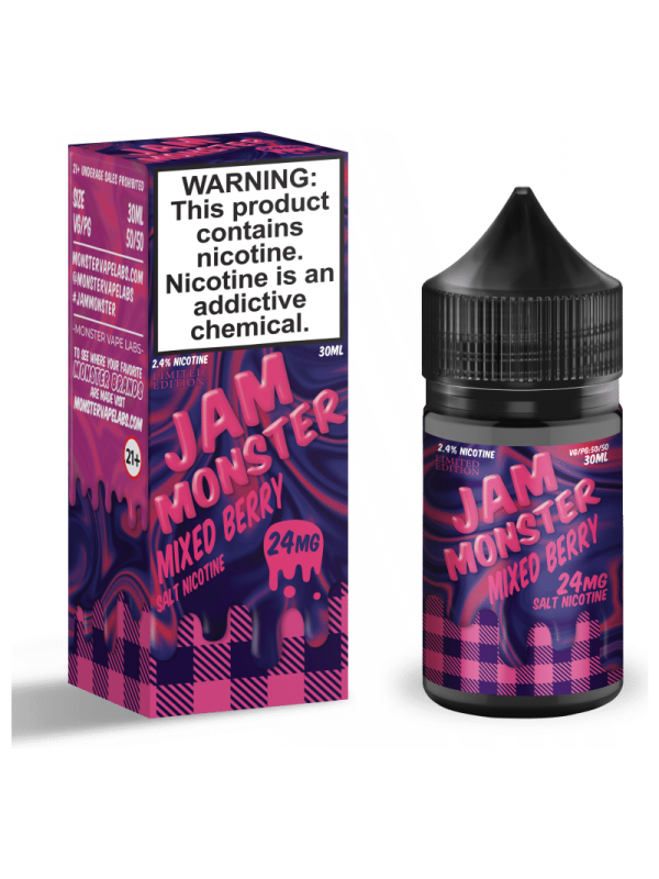 Jam Monster Salt TFN – Mixed Berry 30mL