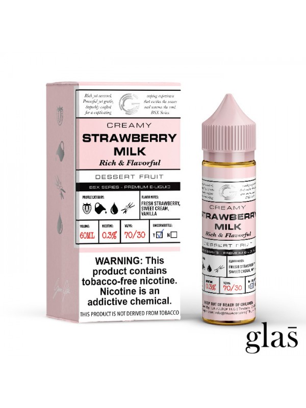 Glas Basix TFN – Strawberry Milk 60mL