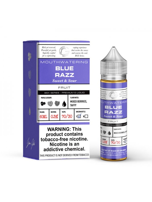 Glas Basix TFN – Blue Razz 60mL