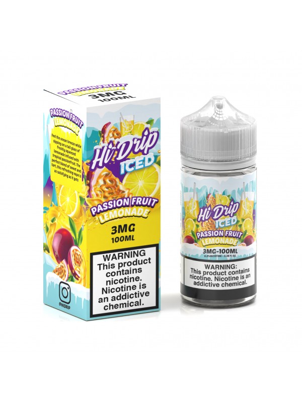 Hi-Drip ICED – Passion Fruit Lemonade 100mL